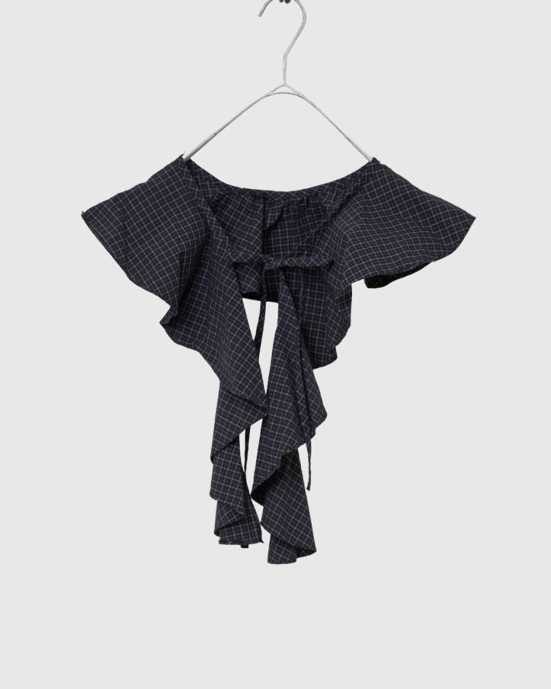 [Pre-order] F/W RS011 2Way Frill Collar Blouse (Early Sep - Mid Sep)
