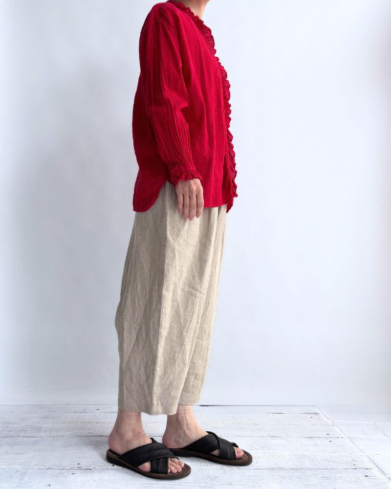 Egg Pants (LINEN) in Flax