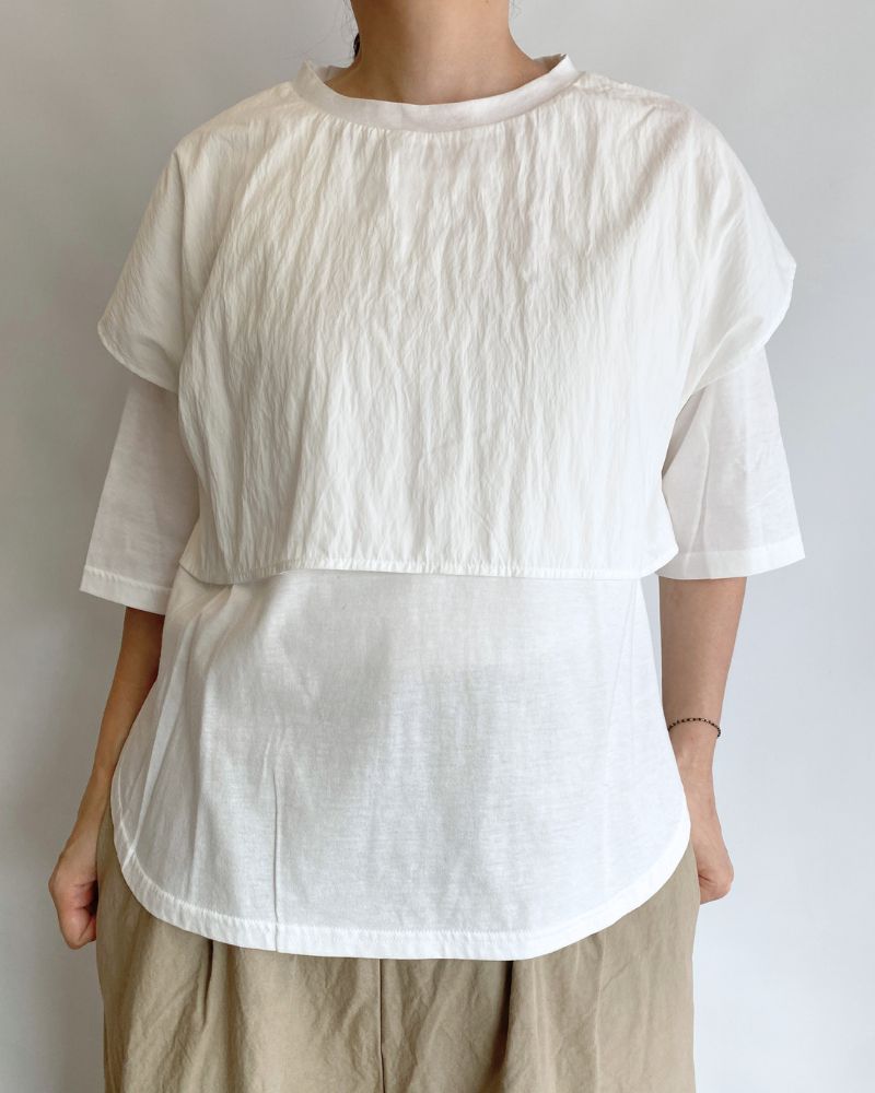 LAYERED TOPS 'HABOI' in White