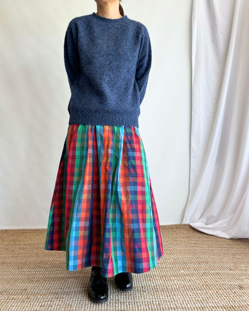 CHECK A LINE SKIRT 'FELINA' in Multi