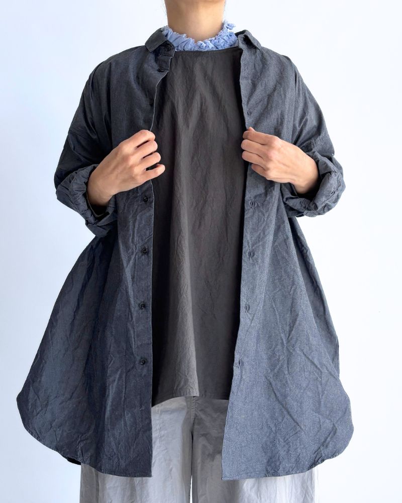 Plain Tunic in CharcoalGray