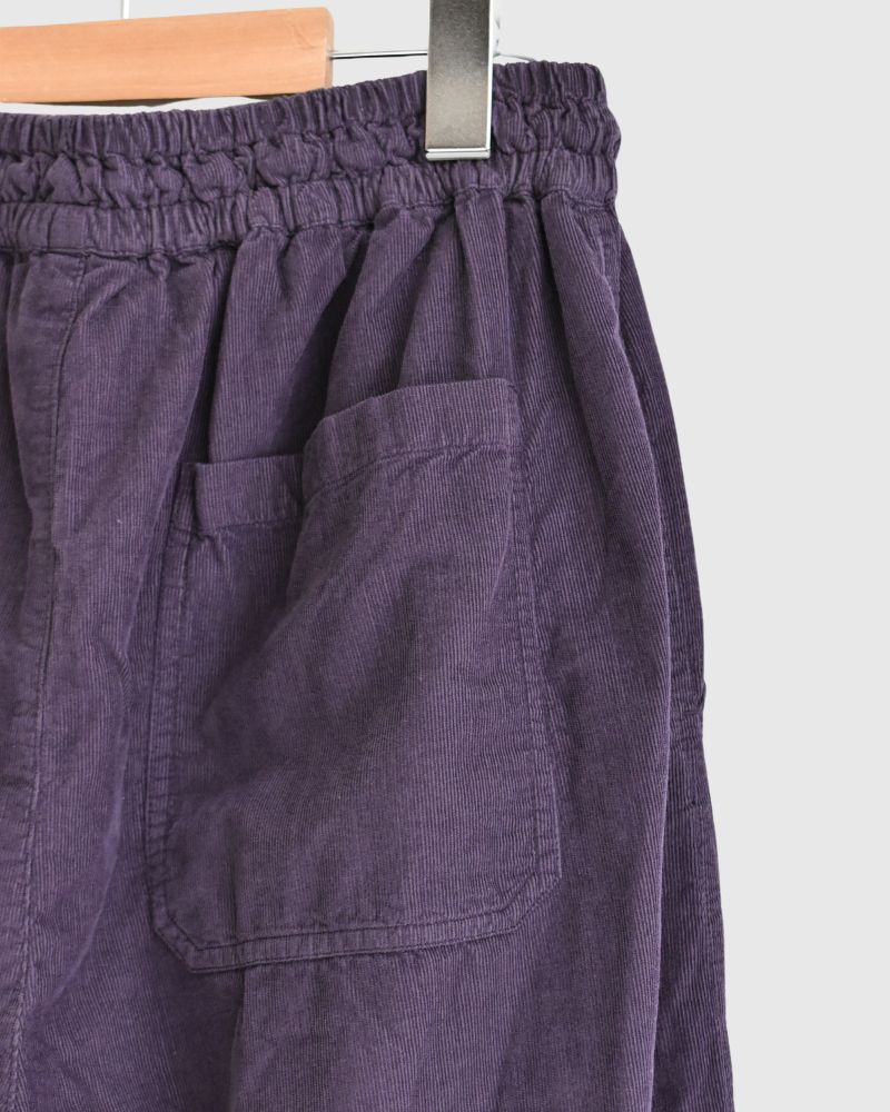26 WALES CORDUROY OVERDYE EASY PANTS in Purple