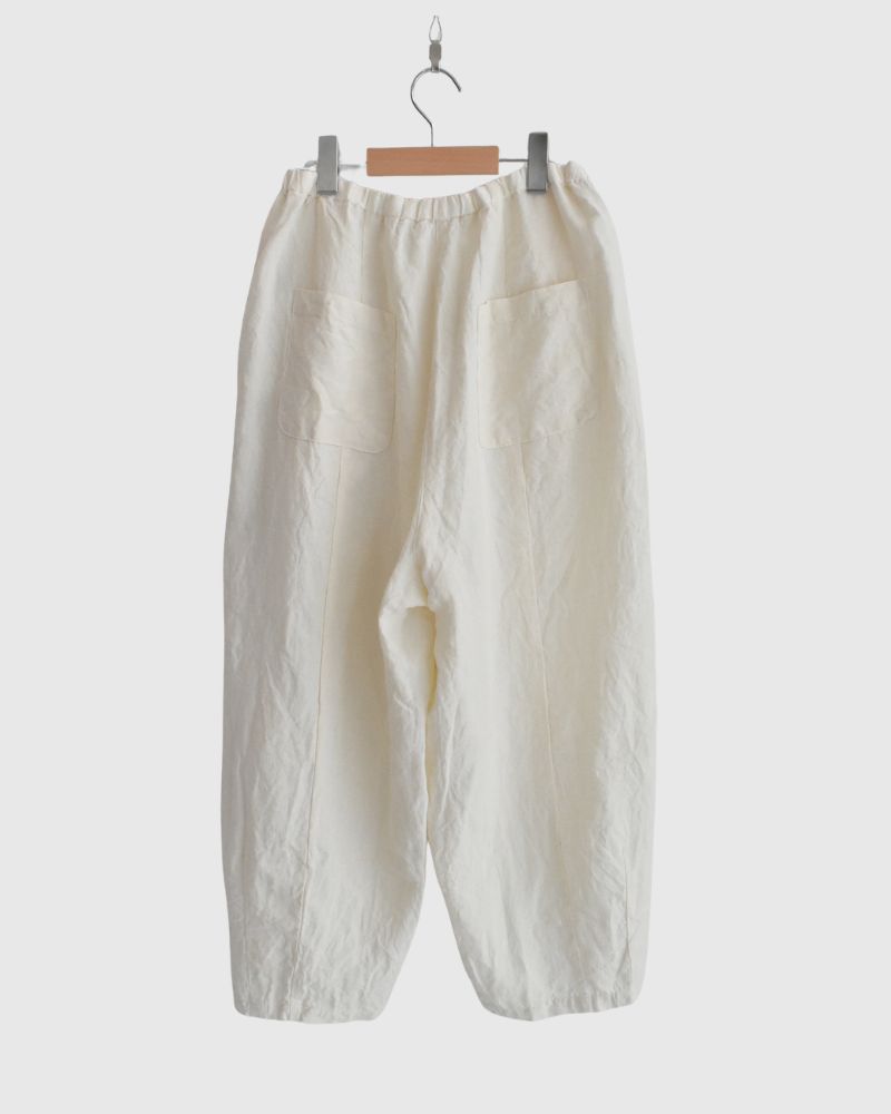 40/- Linen Charlie Pants in Milk