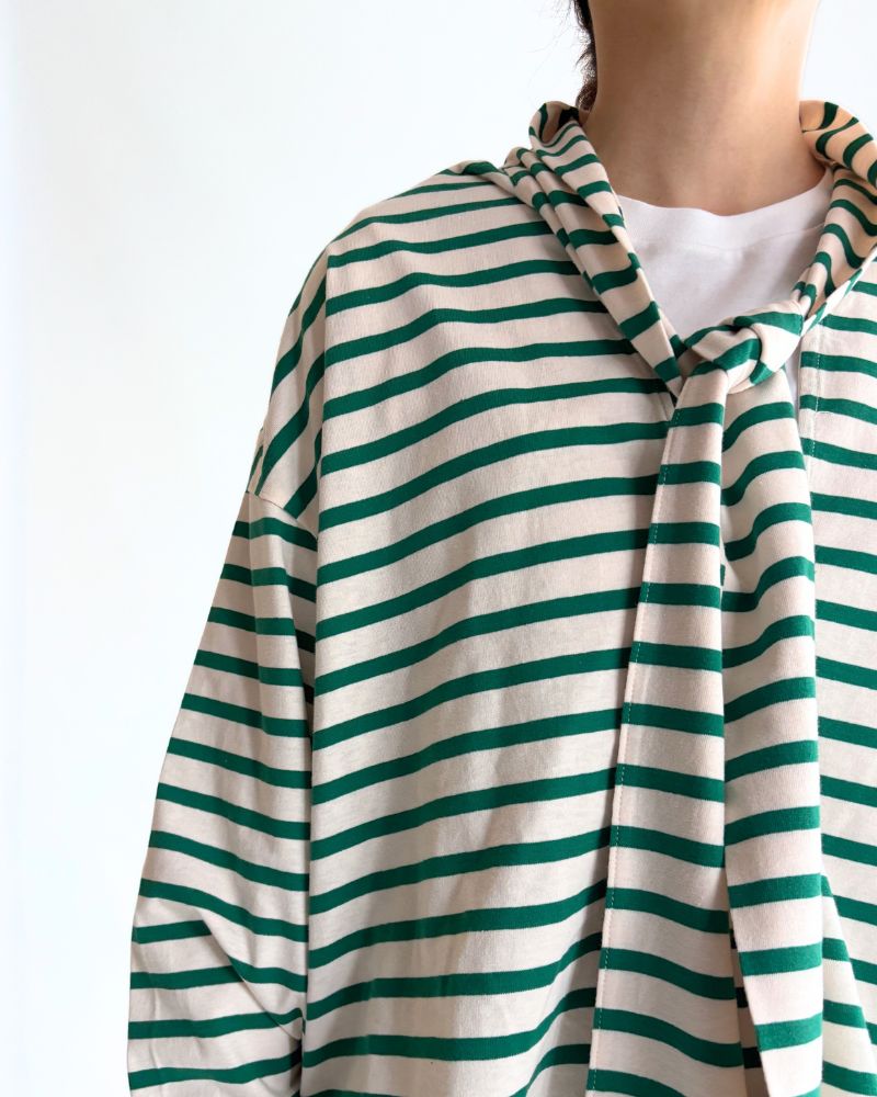 Taco Cotton Border Tie Royal in Pink/Green