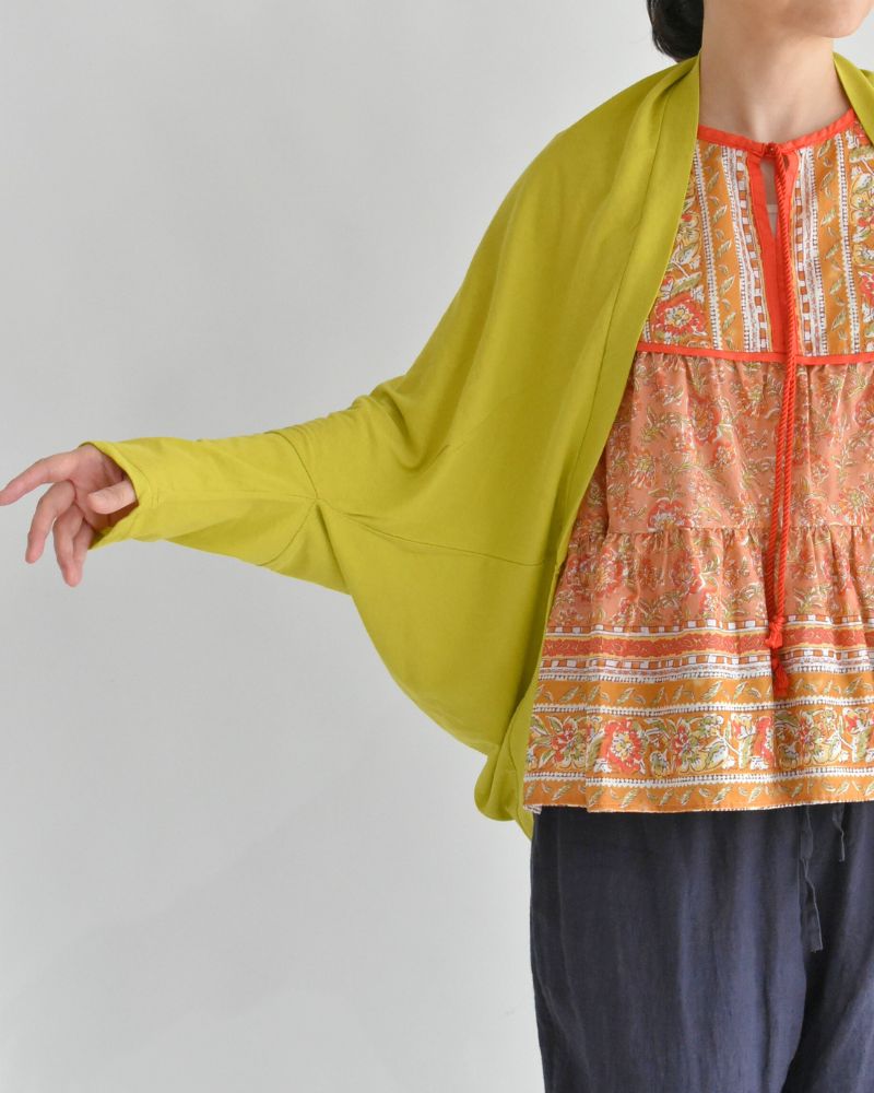 Square bolero 'OLIANA' Mustard