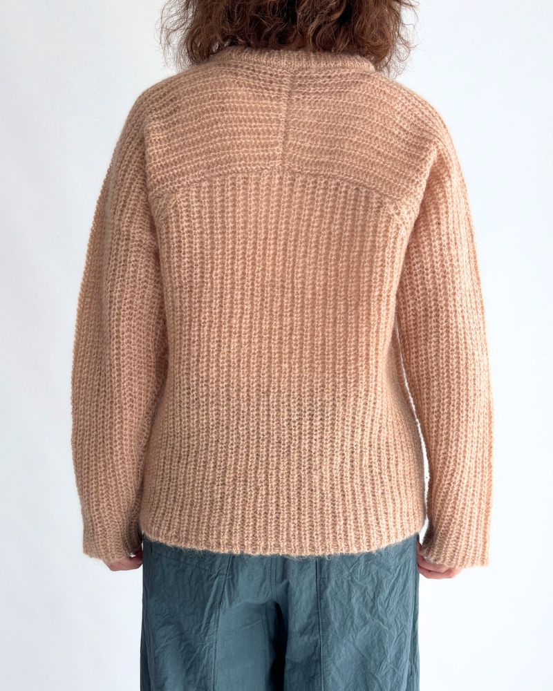 Mohair pullover in PinkBeige