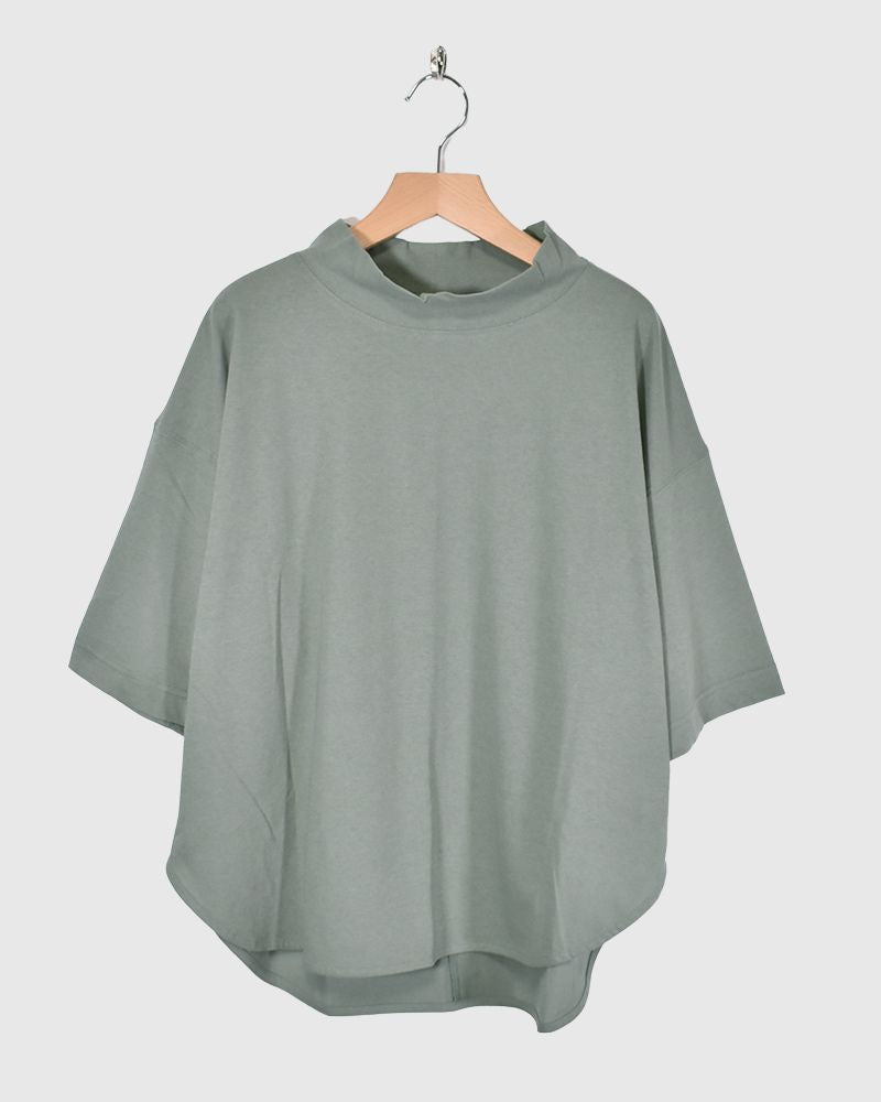 DEPEND jersey high neck T-shirt in Mint