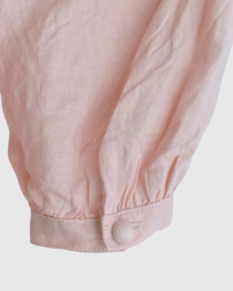 French Linen Shirt in Pink