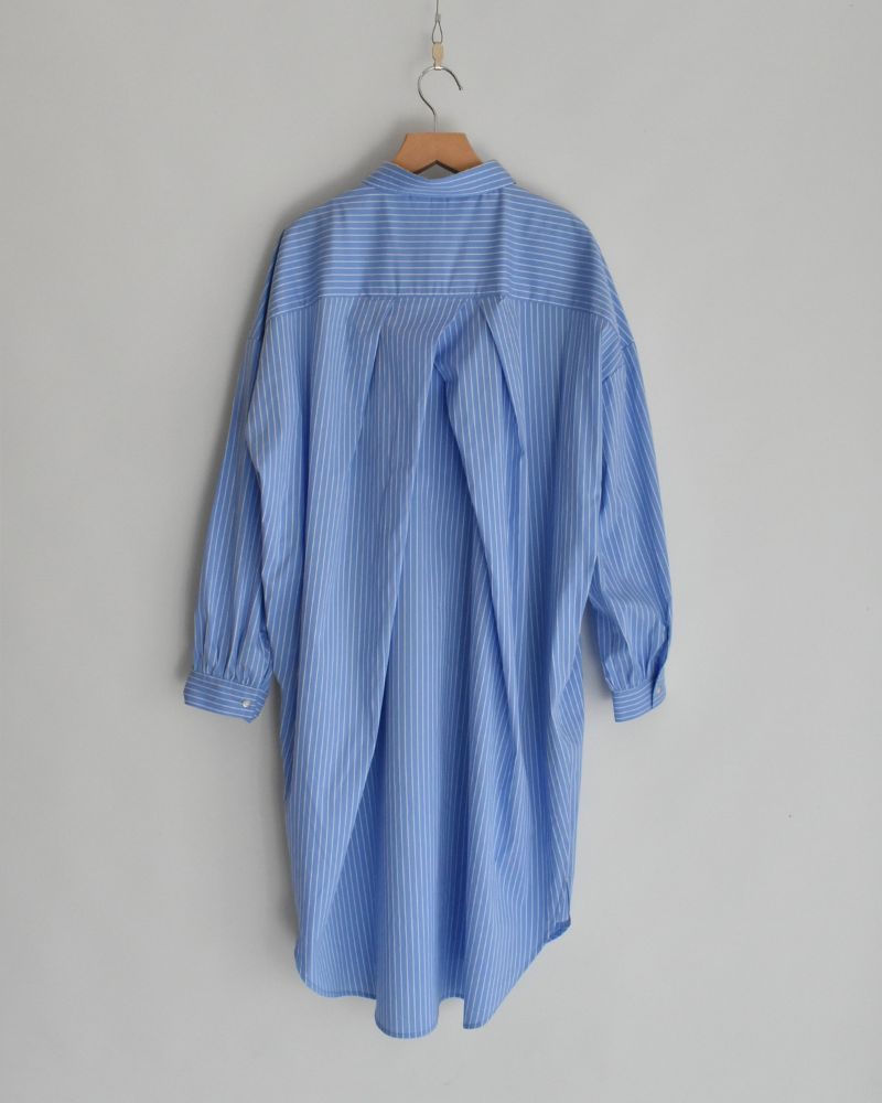 Knit vest layered striped shirt dress 'APOLU' in Saxe