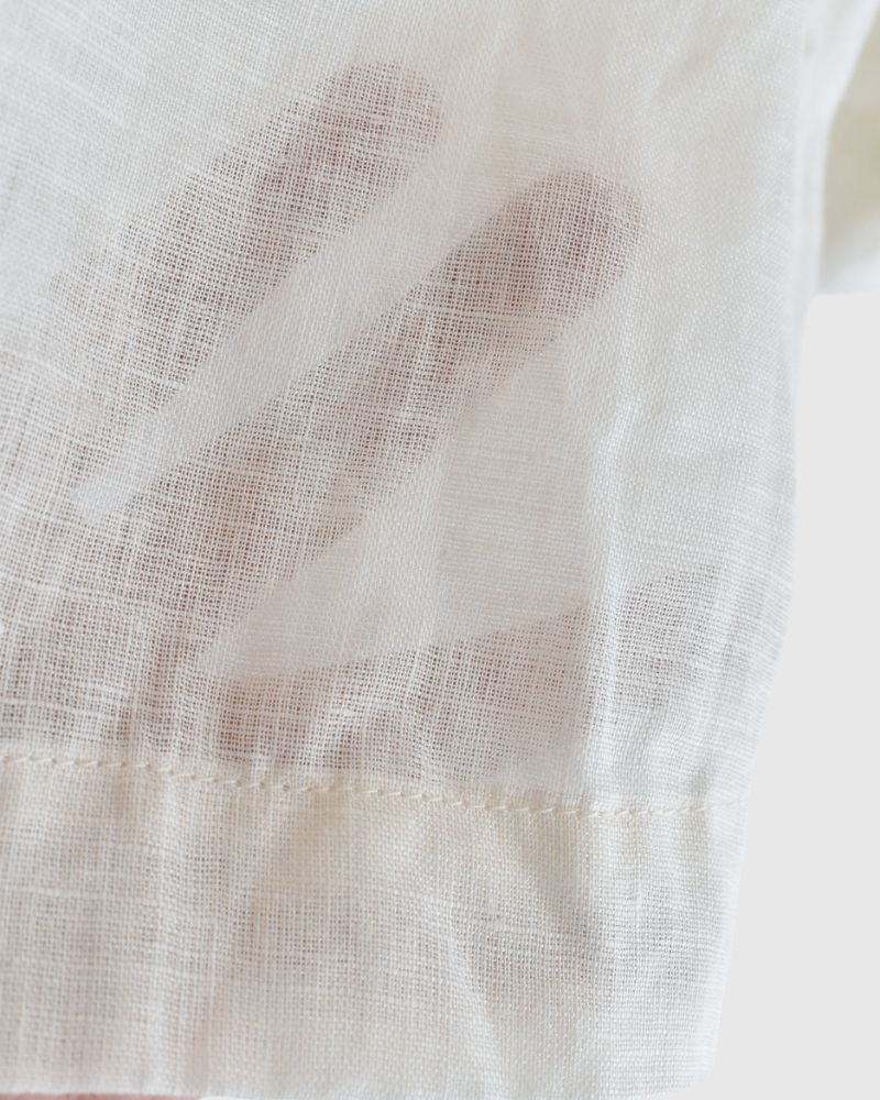 Tiny Frill Blouse in Milk