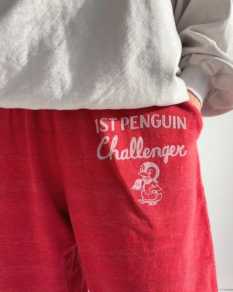 Inlay Striped PENNIE Pants in Red