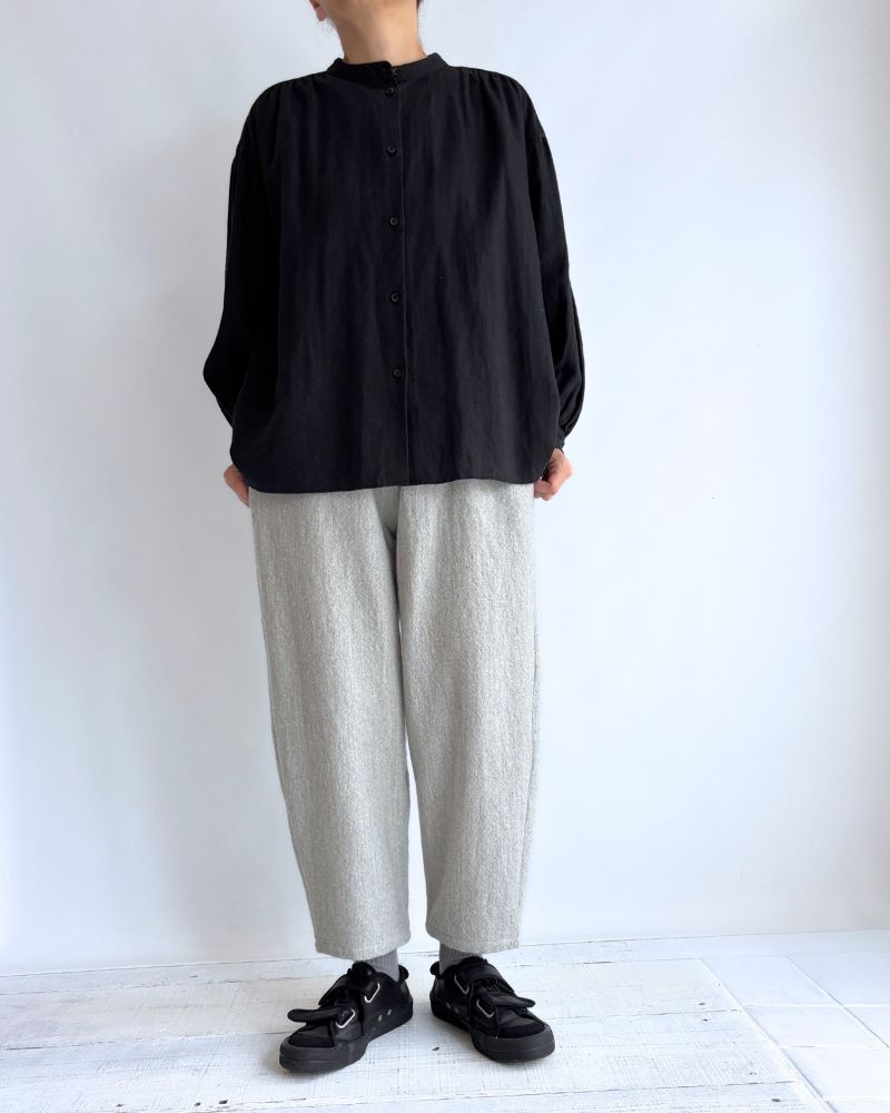 Cocoon Pants (Wool) in LightGray