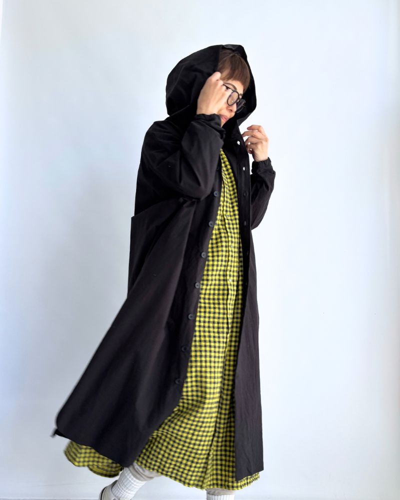 Gingham Check Dress in Yellow