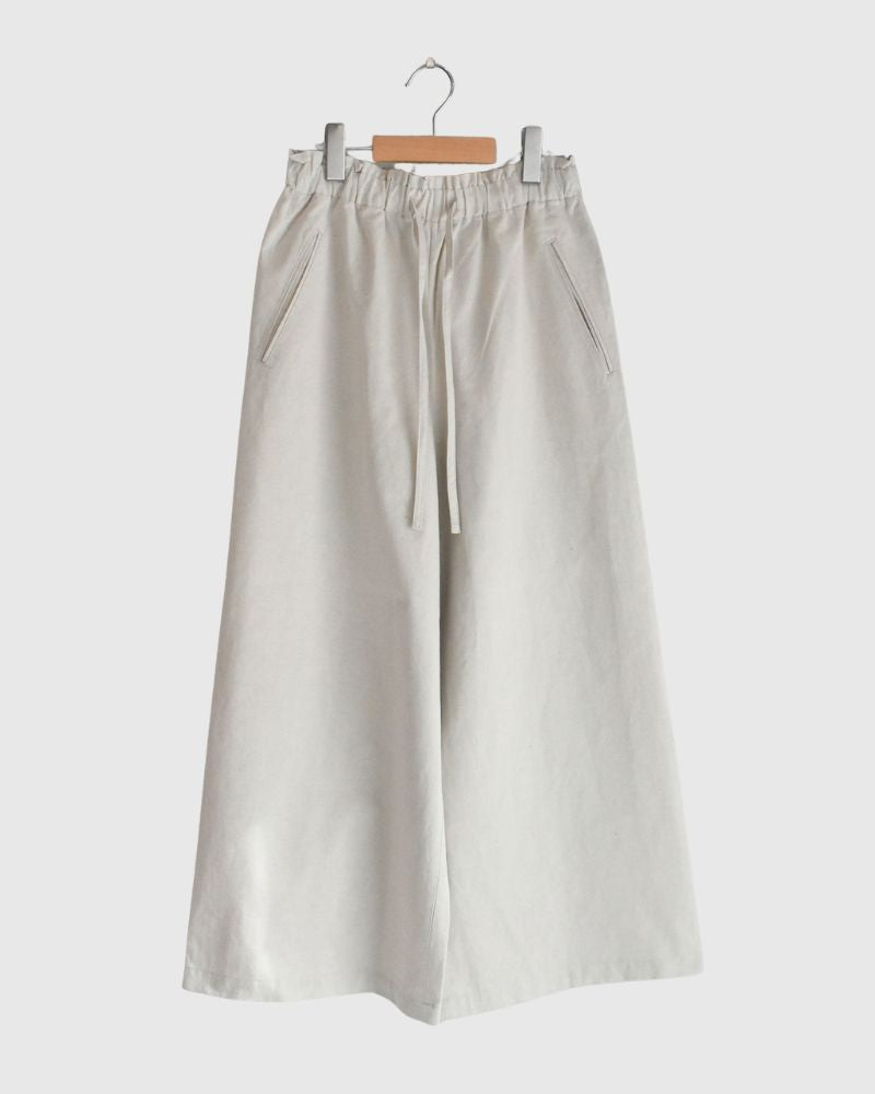 Seamless Side Wide Pants in Natural