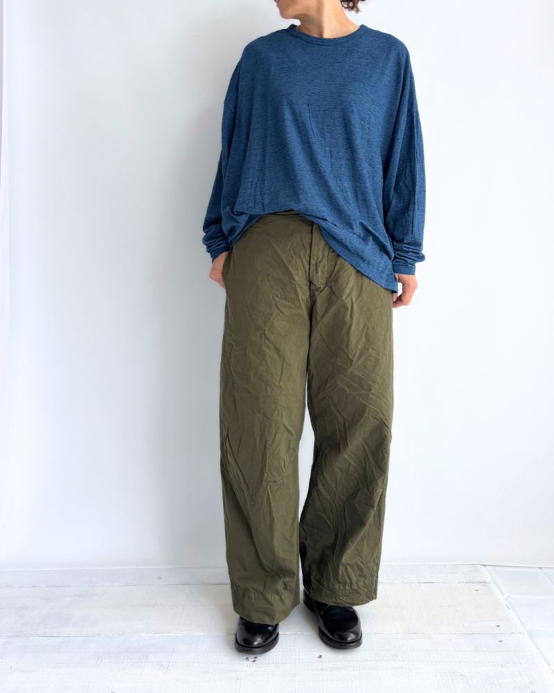 Garment Dyed Pants in Khaki