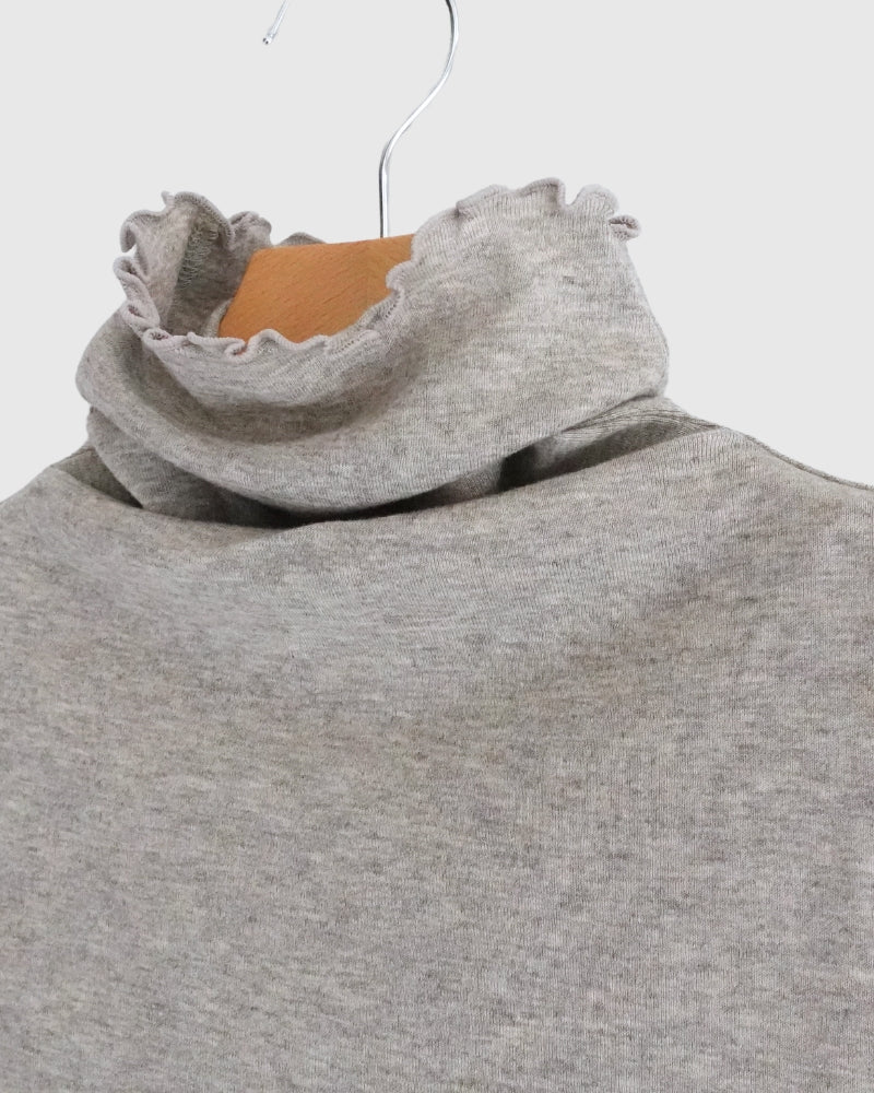 Yak Turtleneck Pullover in Greige