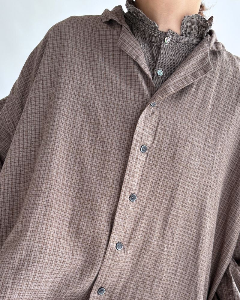 Daddy Check Shirt in Gray