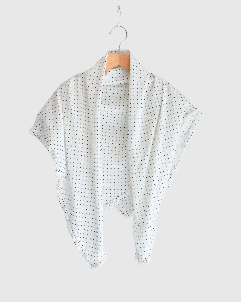 Dotted frill stole