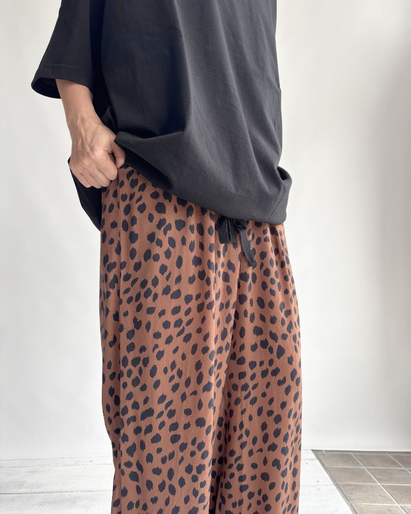 IPEKER Print Pants in Leopard B
