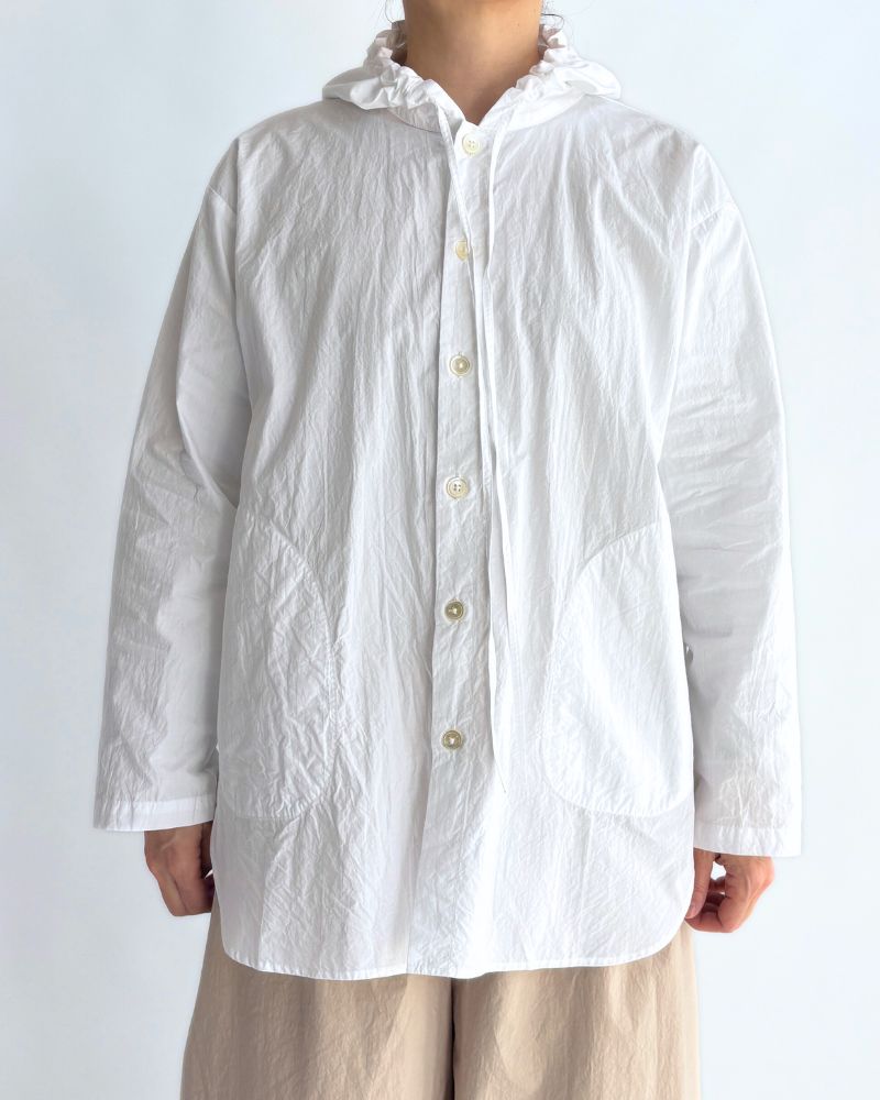 Hoodie shirt in White