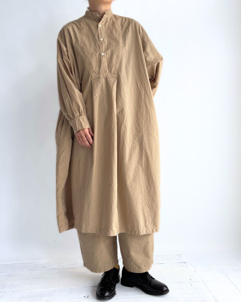 Shirt Dress in Beige