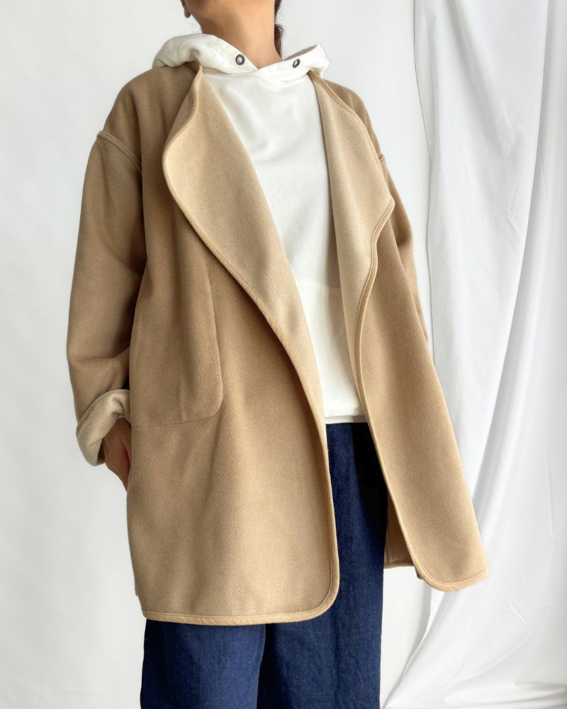 4WAY REVERSIBLE COAT 'KALIE' in Beige