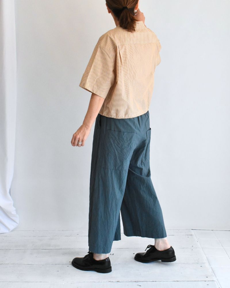 Easy Wide Pants in DarkGreen