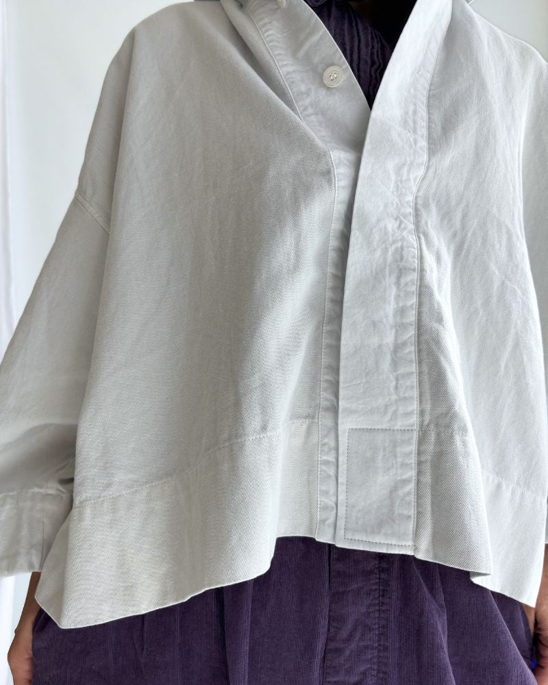 Soft Twill Shirt in IceGray