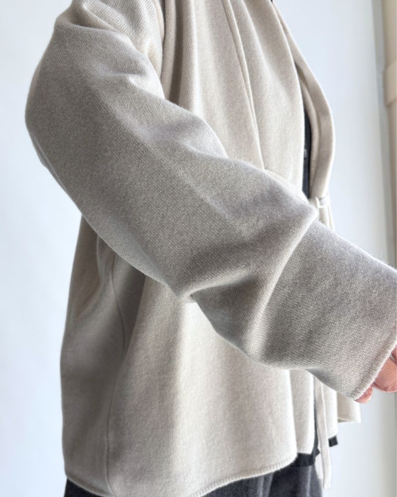 Shawl Cardigan in Milk