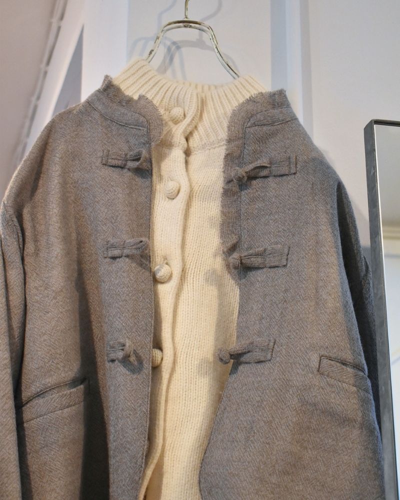 [Pre-order] F/W LA528 Anonymous Wool Gauze China Jacket (Late Oct - Early Nov)