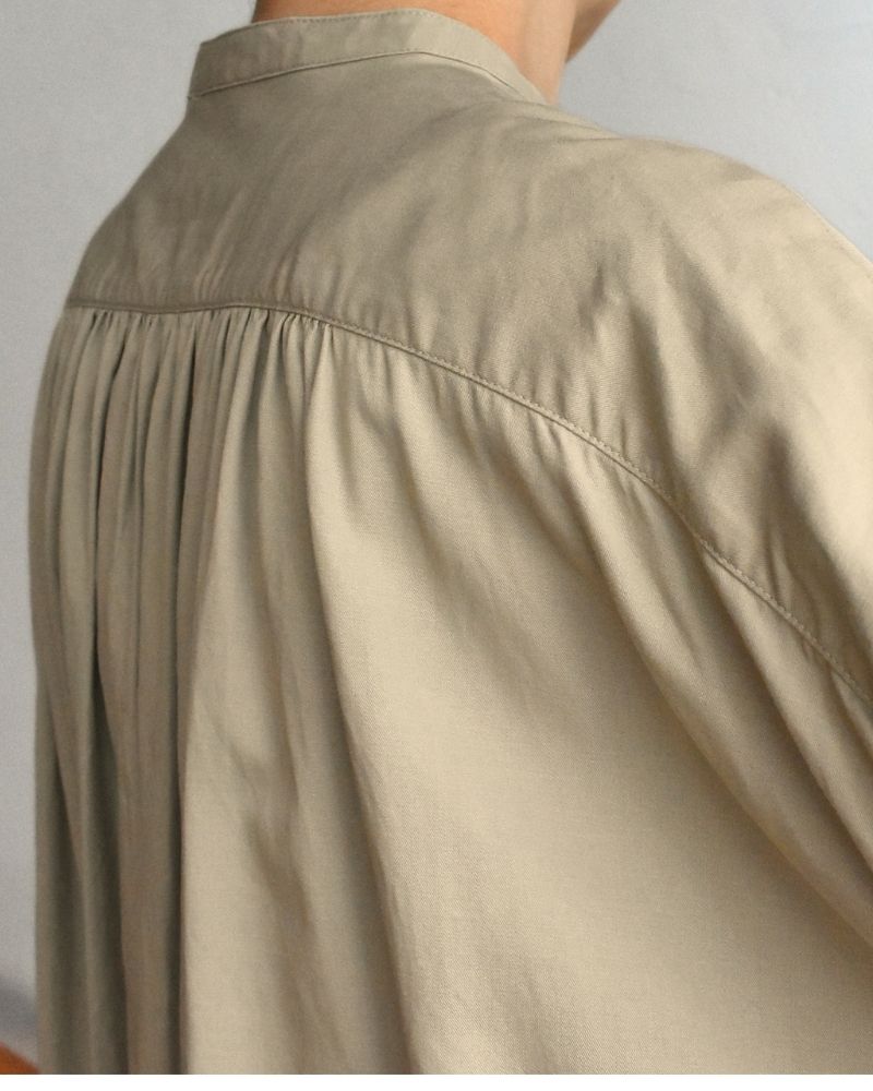 [Pre-order] F/W LA502 Anonymous Pintuck Tunic Blouse (End of Aug - Early Sep)