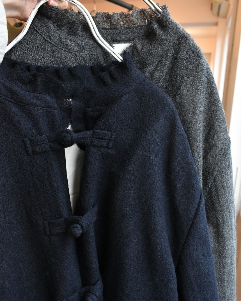 [Pre-order] F/W LA528 Anonymous Wool Gauze China Jacket (Late Oct - Early Nov)