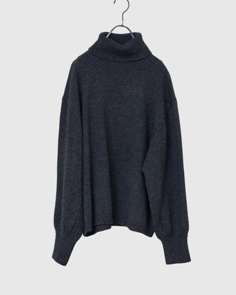 [Pre-order] F/W G1241 Solid Turtle Knit Pullover (Mid Oct - Late Oct)