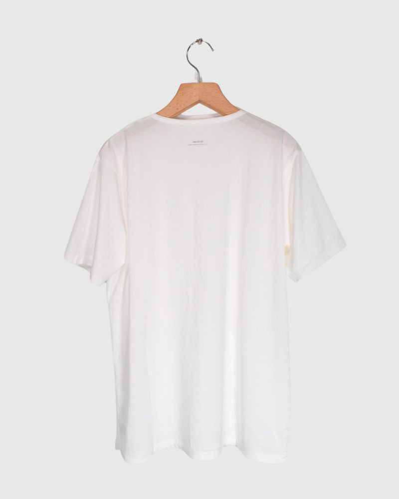 80/2 large size TEE in White