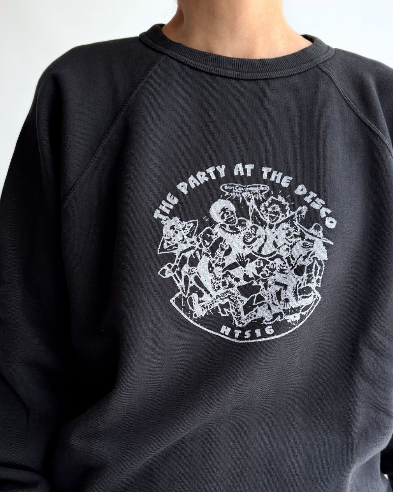 "HTS16" Printed Sweatshirt in DeepNavy