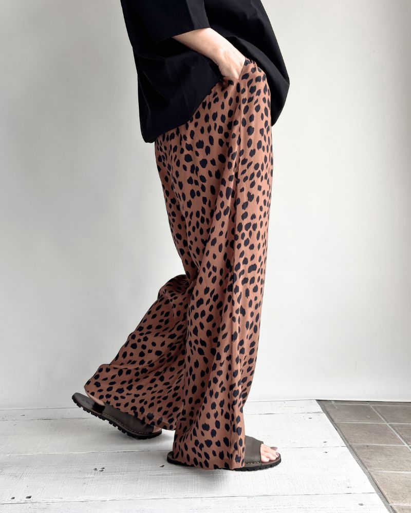 IPEKER Print Pants in Leopard B