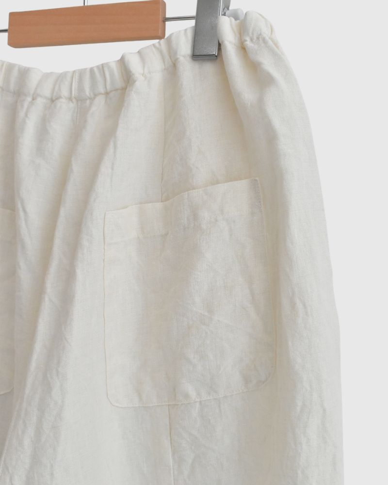 40/- Linen Charlie Pants in Milk