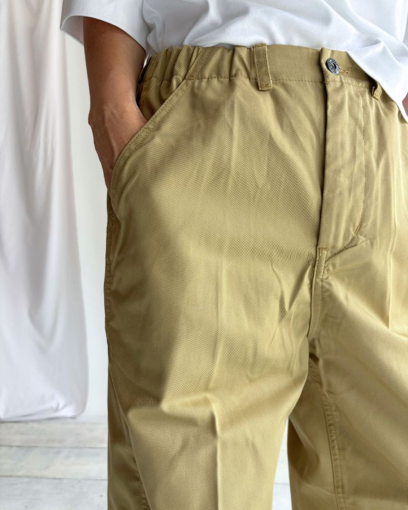 PE/C Twill Center Press Pants in Beige