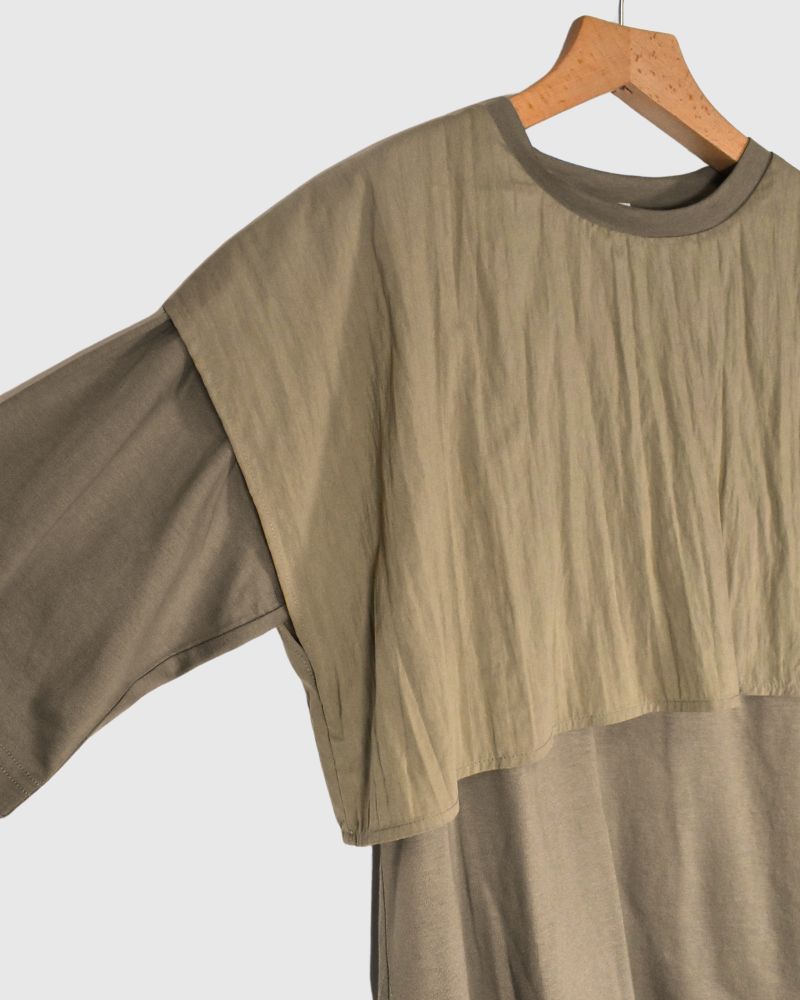 LAYERED TOPS 'HABOI' in KhakiBeige