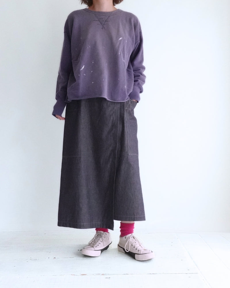 Vintage Sweat Double Gusset Pullover in LightPurple