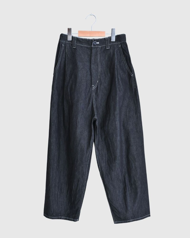 Cocoon Tapered Pants (DENIM) in Indigo