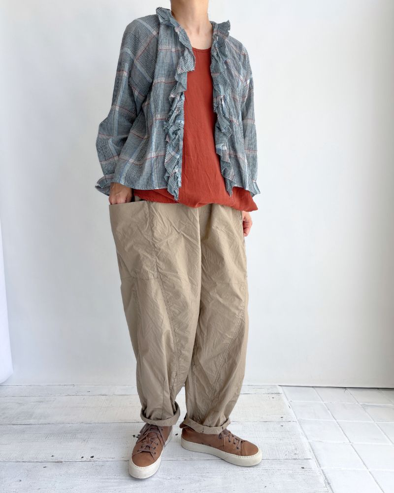 Typewriter Pants in Beige