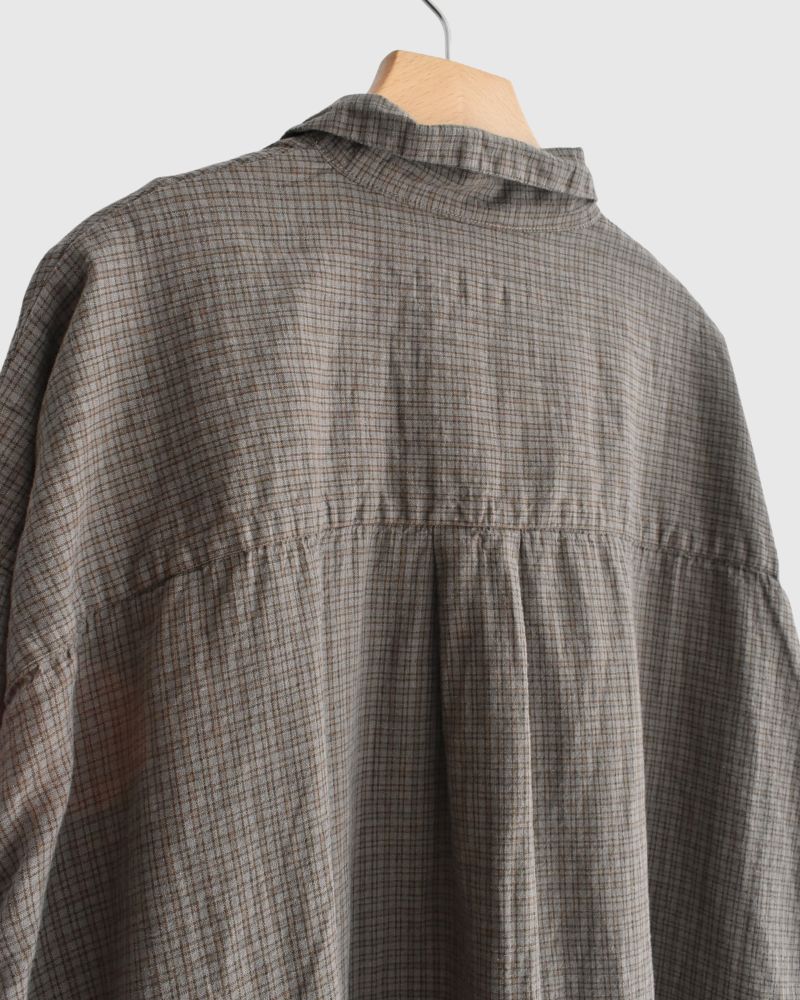 Daddy Check Shirt in Gray
