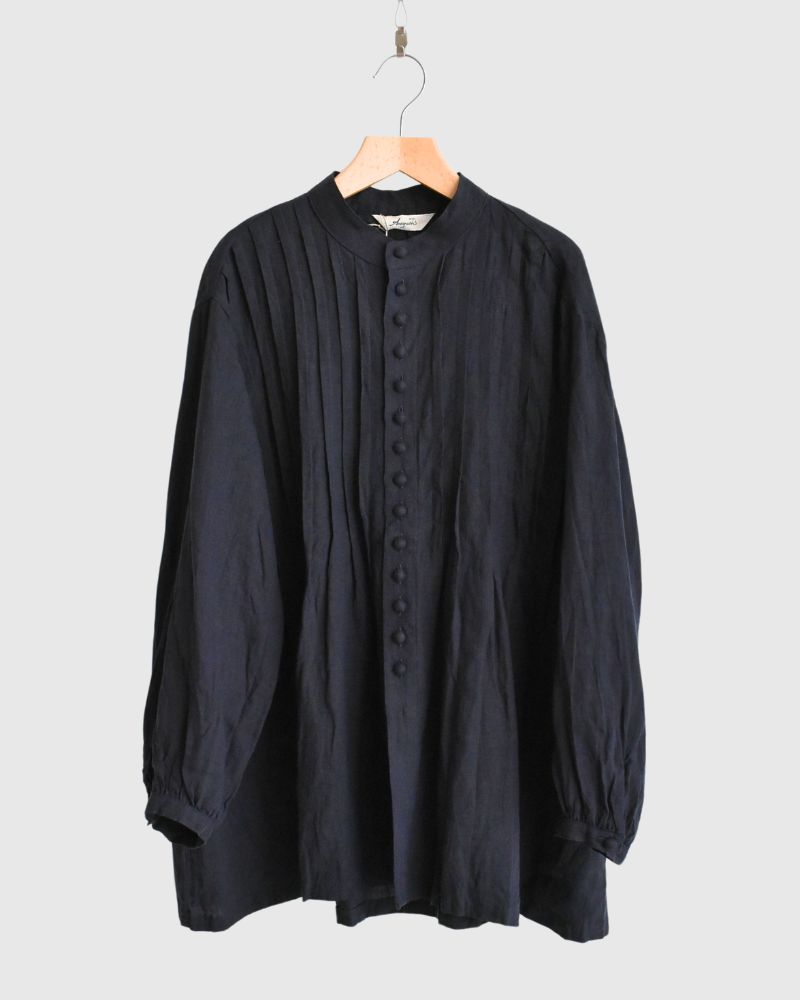 French Linen Shirt in Navy