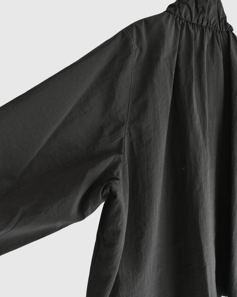 Funnel Neck Jacket in Black