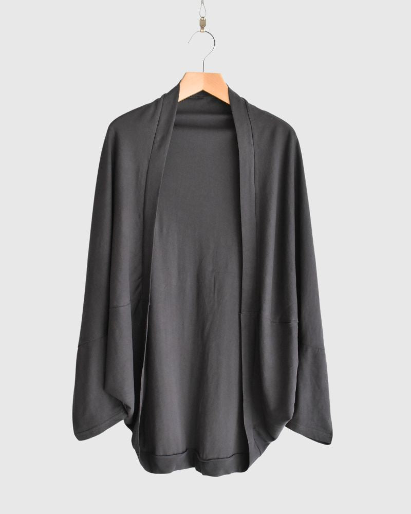 Square bolero 'OLIANA' Charcoal