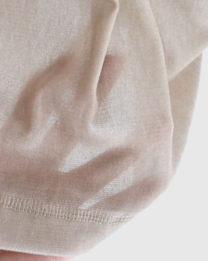 TULLE FLOCKY Cardigan in Beige