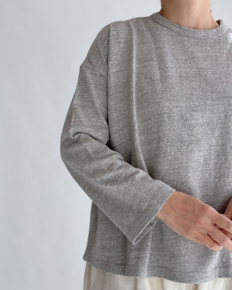 jersey pullover in Gray
