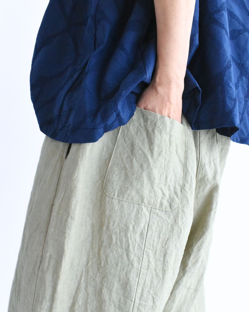 40/- Linen Charlie Pants in Beige