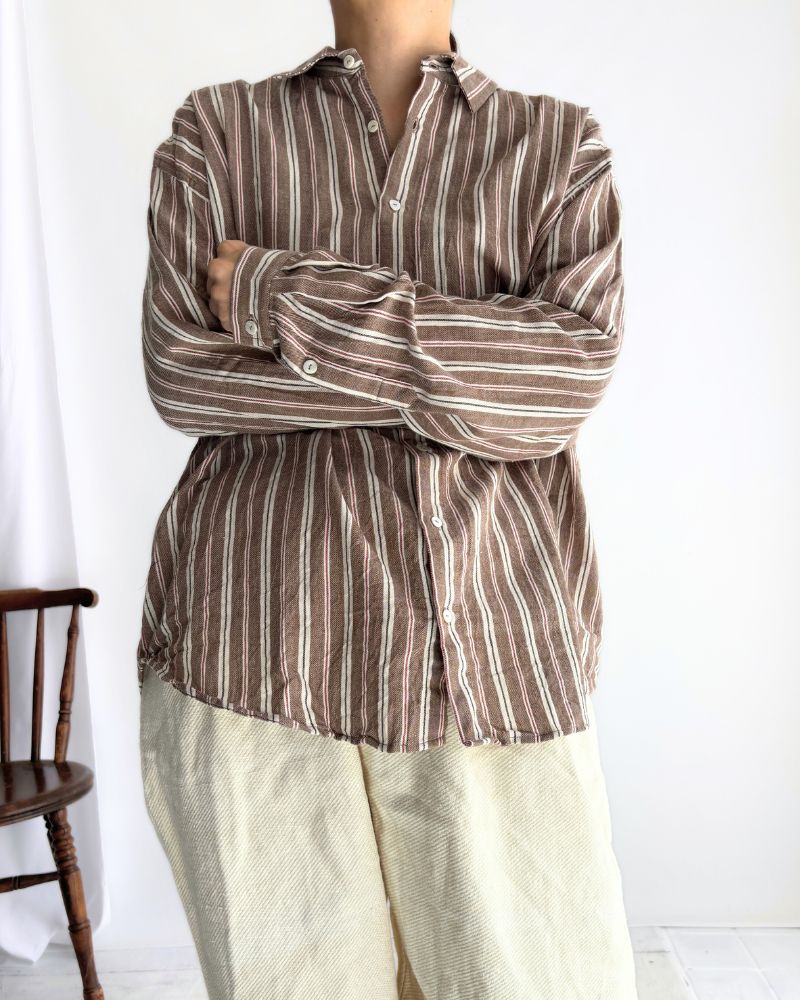 Bengal Stripe Shirt in Brown